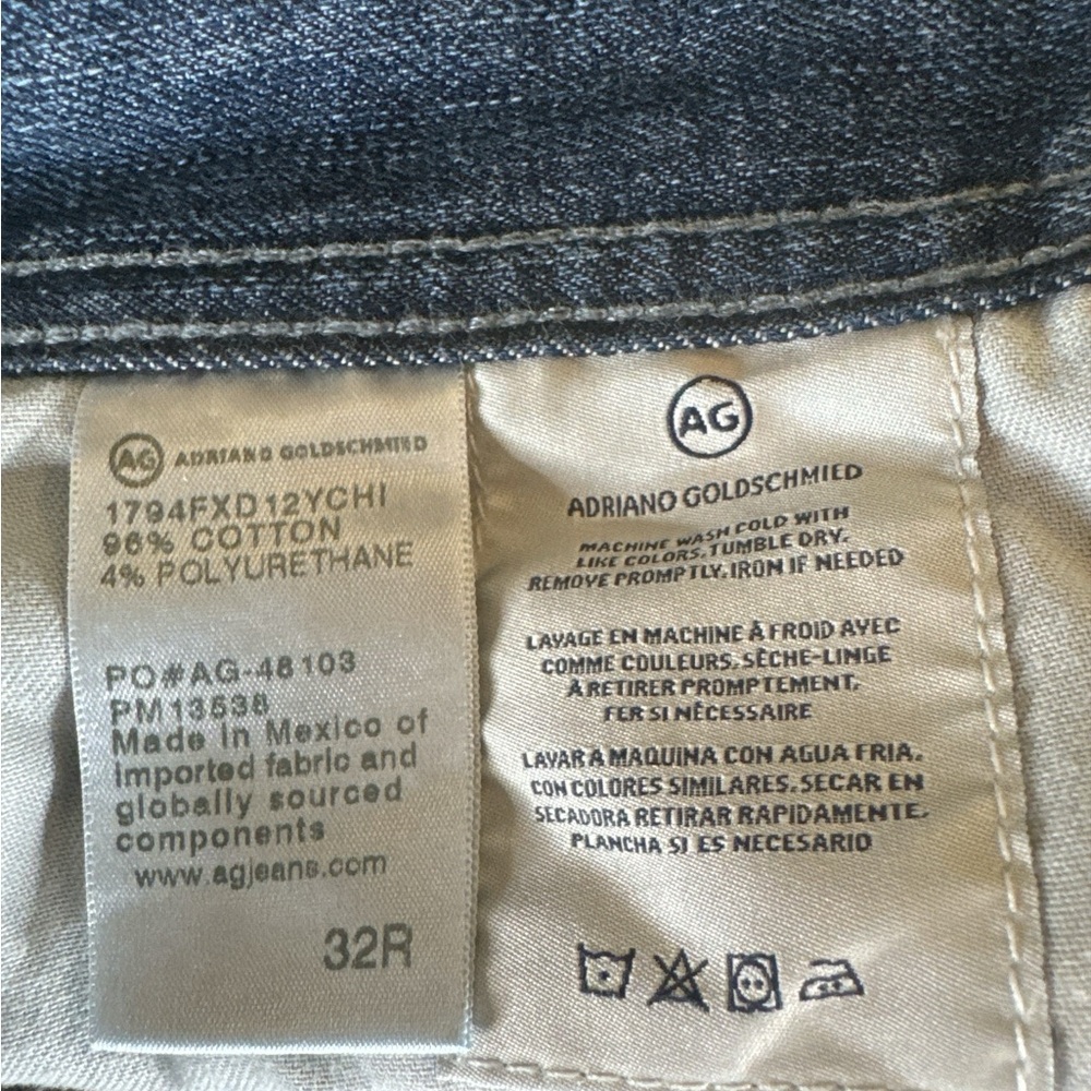 AG DENIM 360 (Men’s) The Everett Slim Straight Leg Jean, Size 32. - Picture 11 of 15